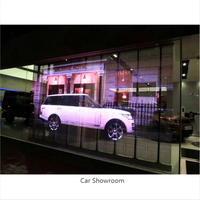 Film d'affichage LED transparent TOPvision pour vitrine en verre, affiche murale, écran LED