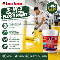Revêtement de sol époxy décoratif trois-en-un, haute dureté, écologique (résistant à l'usure ; adapté à une utilisation en intérieur)