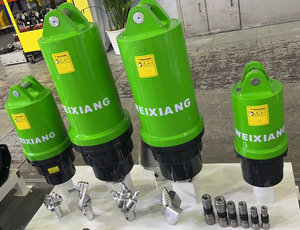 Hydraulischer Erdbohrer-Antrieb Pfahlbohrer Mini-Kompaktlader-Bohraufsatz für Bagger Traktor Kran Baggerlader - Product Image 4