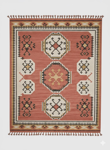 Geometric Southwestern Handwoven Wool Jute Tribal Kilim <b>Runner</b> <b>Rug</b> Boho Farmhouse Carpet <b>for</b> Hallway and Home Floor Decor - Product Image 3