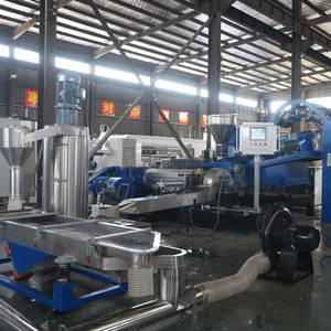 110L trộn nội bộ tạo hạt đùn máy + Hai giai đoạn duy nhất vít đùn + Vòng nước pelletizing máy - Product Image 3