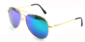 Người Đàn Ông Sang Trọng Của Thời Trang Kim Loại Vàng Cho Kính Mát Phân Cực Tac Lens Thoải Mái Trọng Lượng Nhẹ Đầy Đủ Rim 70S Pilot Phong Cách - Product Image 5