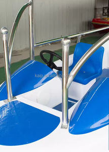 ไฟเบอร์กลาสพลังงานแสงอาทิตย์ 6 คนตัวถังคู่ลอยไฟฟ้าสนุกเที่ยวชมสถานที่เรือเดินทะเลเช่าเรือเช่าพร้อมเครื่องยนต์ไฟฟ้า - Product Image 4