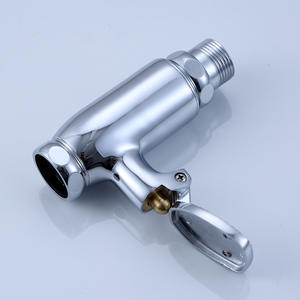 วาล์วเปิด-ปิดน้ำแบบติดผนังชนิดใช้เท้าเหยียบ ยี่ห้อ Chenlu ผลิตจากทองแดงทั้งหมด สำหรับโถสุขภัณฑ์แบบนั่งยอง ขนาดท่อออก 2.0 และ 2.5 นิ้ว ช่วยประหยัดน้ำ - Product Image 3