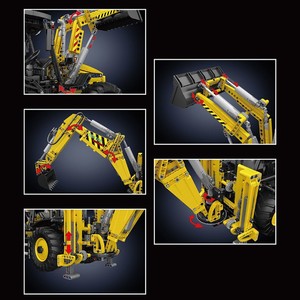 17036 Busy Construction Truck Electric Remote Control APP Technology Mechanical Series Assembly Building <b>Block</b> Toy Model - Product Image 3