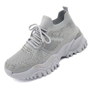 Nuevos estilos para Mujer Zapatos de mujer Cordones Urbanas Mujer Suave Flexible Urbano <span class=keywords><strong>Casual</strong></span> Zapatos cómodos - Product Image 1