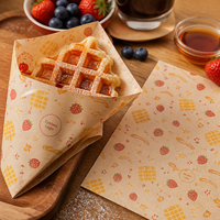 Papier d'emballage pour boulangerie, feuilles plates imprimées sur mesure, fabricant et fournisseur pour les services de comptoir de boulangerie