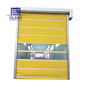 Puertas Apilables Industriales Automáticas de PVC de Alta Velocidad, Resistentes al Viento, Puerta Rápida Flexible de PVC para Montacargas - Product Image 6
