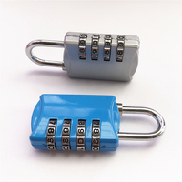 Cadenas à combinaison à 4 chiffres en alliage de zinc, réinitialisable, avec code, personnalisable avec logo OEM, vente en gros