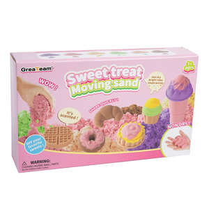 Wholesale Non-dry Scented Shape Quickly Sweet Treat Moving Sand Kit for Kids - Product Image 2