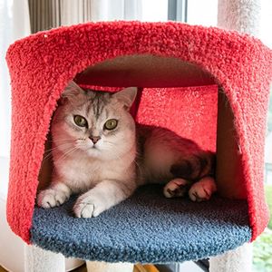 Kinghon High Quality Cat Product Sisal Jumping Scratcher Kitty Funny Cat Tree Multi Layer Cat Climbing Frame - Product Image 3