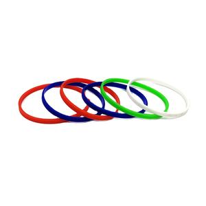 Oferta caliente en pulseras de silicona finas personalizadas Pulsera colorida en relieve inofensivo para el cuerpo para fines promocionales de niños - Product Image 2