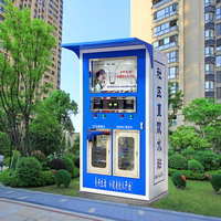 Coin IC Card 24 heures Machines automatiques Business 800 GPD Distributeur automatique d'eau potable Vente d'eau purifiée