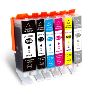 Canon PGI-770 Ink Cartridges Compatible For MG7770 MG6870 MG5770 Printers Color Full Set - Product Image 2