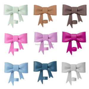 Nút bịt ống hút hình nơ 3D bằng silicon 10mm, bán buôn, dành cho cốc giữ nhiệt 30/40oz - Product Image 1