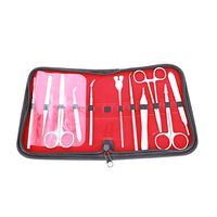 Kit de pratique de suture de modèle de formation médicale de haute qualité kit de suture en silicone avec lames chirurgicales et suture