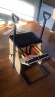 Chaise Wunda de Pilates professionnelle YL-P008 CE avec garantie de 3 ans, équipement d'entraînement de l'équilibre pour studio de Pilates professionnel