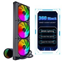 Meilleur kit de refroidissement liquide AIO pour processeur, radiateur RGB 240/360 mm pour Intel AM4 AM5