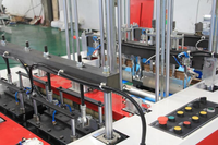 Sac poubelle en rouleau en plastique Le prix des sacs en plastique faisant la machine en Algérie Machines en plastique Taiwan 2 lignes 12KW 7-25