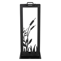 Meilleures ventes : ensemble d'outils de foyer en métal noir en forme de feuille pour cheminée domestique
