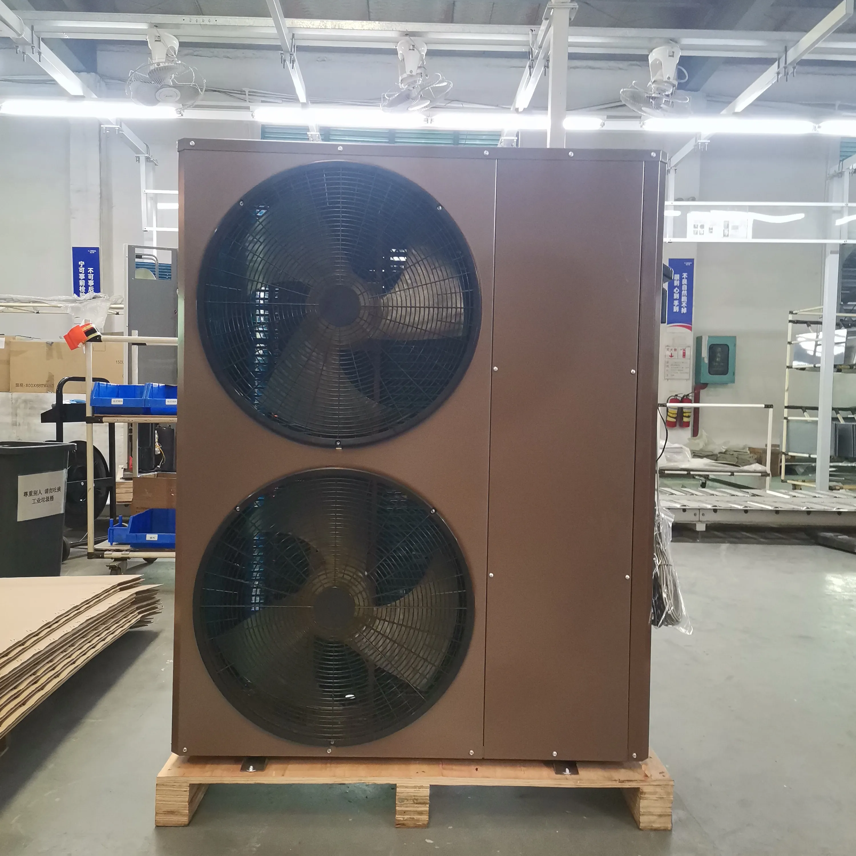 Sumber Udara Pemanas Air Panas Sistem HVAC Inverter DC Penuh WIFI EVI Pompa Panas Suhu Rendah
