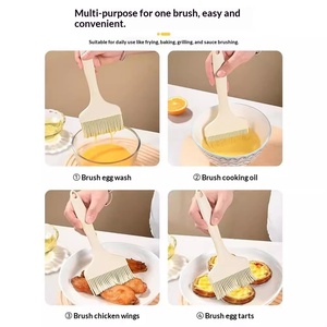 Pennello per Olio in Silicone Alimentare di Grado Alimentare, Grande, Integrato, Resistente alle Alte Temperature, 7CM, per Barbecue, Cottura e <span class=keywords><strong>Salsa</strong></span> di Soia - Product Image 4