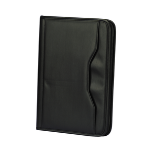 OEM de alta calidad <span class=keywords><strong>A4</strong></span>/A5 <span class=keywords><strong>PU</strong></span> cuero Conferencia cartera carpeta con cremallera <span class=keywords><strong>A4</strong></span> Bloc de notas pluma caso Tablet Padfolio archivo bolsillos fábrica - Product Image 4