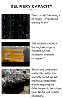Hidrolik Kargo Asansörü Yük Asansörü Elektrikli Eşya Asansörü Depo Yük Kaldırma Malzeme Taşıma