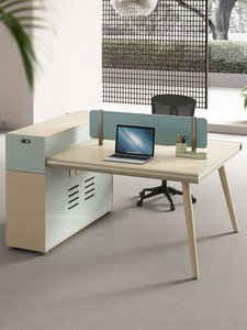 Yeni tasarım ofis mobilyaları Modern masa modüler yöneticisi ofis masası masa ofis masası ve sandalye seti - Product Image 5