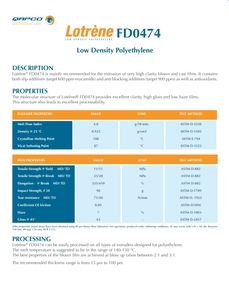Thổi phim lớp MFI 4.0 HDPE llpe LDPE viên LDPE QATAR fd0474/fd0274 cho phim/ứng dụng đóng gói - Product Image 5