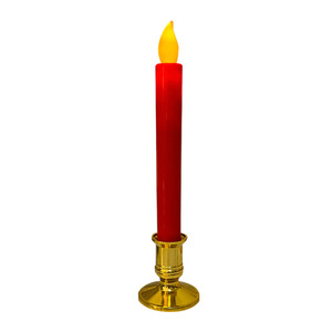 Led <b>Taper</b> <b>Candles</b> Battery Operated Flickering Flameless Home Decoration Valentine'S Day Use Polished Finish - Product Image 5