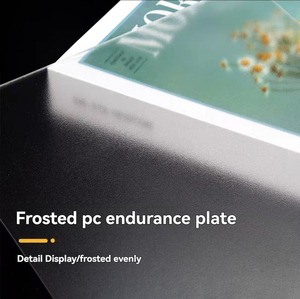 Trong suốt Kem chống nắng PC in ấn tấm, nước-không thấm nước cứng nhựa dập nổi Frosted tấm - Product Image 2