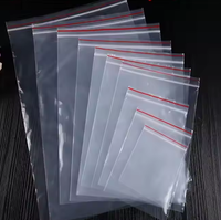 Tas makanan ritsleting murah mudah terurai Logo kustom kantung Zip kantong kunci tas plastik