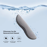 Nouvel Oreiller de Massage Chauffant et Pétrissant en Mousse à Mémoire de Forme HighTop avec Fonction Musicale pour Dispositif de Traction Cervicale à Domicile
