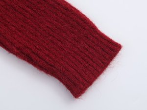 Abbigliamento Donna MYST&ZA Nuova Collezione Inverno 2025: Maglione a Collo Tondo in Maglia Conica Elegante, Versatile e Alla Moda - Product Image 5