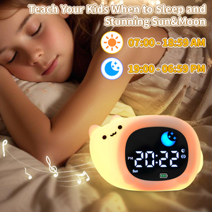 Enfants chambre Silicone veilleuse nuage réveil blanc bruit Machine sommeil formateur son sucette pour bébé pépinière - Product Image 3