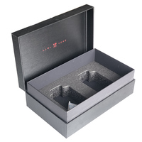 Boîte cadeau en céramique avec insert en EVA noir, papier, boîte à thé, cosmétiques, bijoux, bougies, emballage de marque haut de gamme