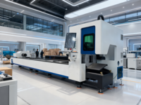 Coupe-tubes laser à fibre CNC avec réglage flexible du mandrin, compatible avec plusieurs diamètres de tubes pour la découpe de profilés métalliques