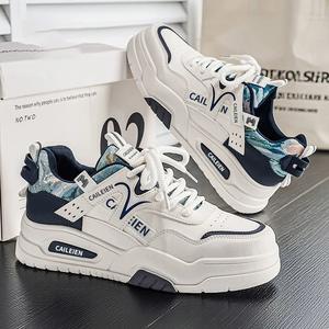 Nouvelles chaussures pour hommes du printemps, chaussures blanches respirantes pour étudiants, chaussures de sport et de loisirs - Product Image 3