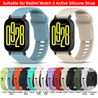 Kompatibel mit der offiziellen Redmi Watch 5 Active Stylische Sport-Silikonarmband.