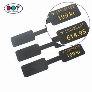 Etichette Personalizzate con Stampa in Lamina Dorata, Logo e Nome, Cartellini Pieghevoli in PVC Morbido per <span class=keywords><strong>Gioielli</strong></span> - Product Image 5