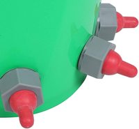 Seau d'alimentation pour vache en plastique à multiples embouts 8l seau d'alimentation pour lait d'agneau haute capacité seau d'alimentation pour lait de mouton seau d'alimentation pour bétail mouton