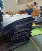 Chaises de directeur général de grand projet Chaises de personnel à dossier moyen Chaises de bureau pivotantes en cuir PU confortables