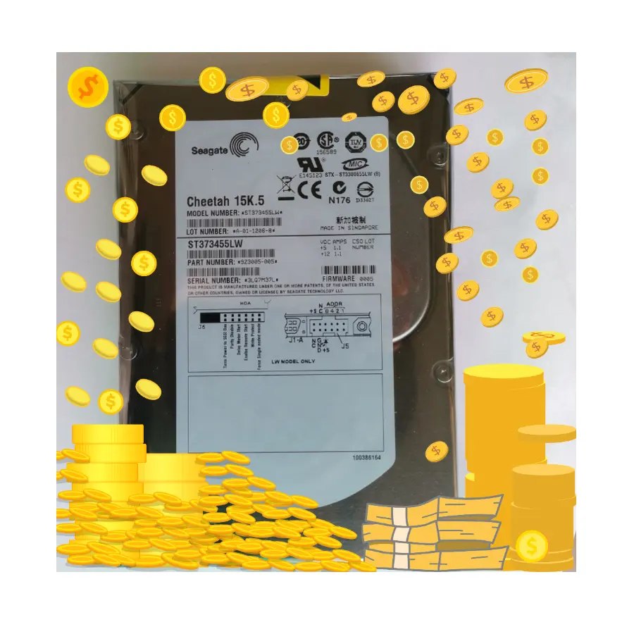 Disco duro Seagate ST373455LW SCSI Cheetah 15K.5 ST373455LW HDD 500GB 3,5 "interno para Hikvision SanDisk