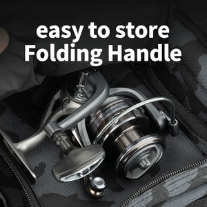 <span class=keywords><strong>Moulinet</strong></span> de pêche CHILENT pas cher HJ500 800 1000-7000, bobine en métal, frein de 10 kg, rapport de transmission 5,2:1, <span class=keywords><strong>moulinet</strong></span> pour eau salée, <span class=keywords><strong>moulinet</strong></span> de pêche à la carpe, Pesca - Product Image 6