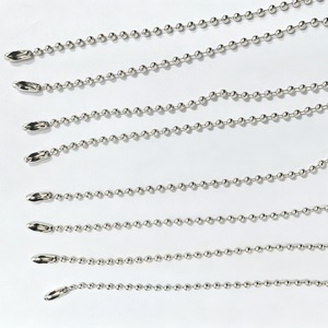 Beaded Chain 2.4mm Gold 12cm For Bags Jewelry Crafts Gifts - Product Image 2