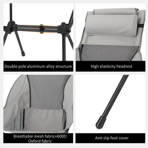 Silla de Camping Plegable Compacta Tipo Luna, Ultraligera, Reclinable, de Alta Calidad para Exteriores - Product Image 5