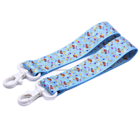 Porte-clés personnalisé en nylon et polyester avec boucle aigle pour moto, cordon court pour clés