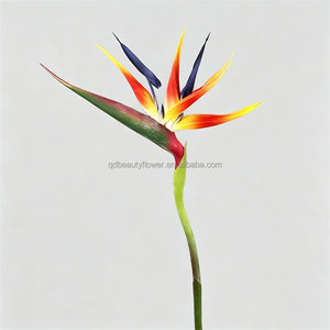 L-066 Flor Artificial de Strelitzia Tropical de Lujo, Flor Artificial de Tallo Largo para Bodas, Hogar, <span class=keywords><strong>Hotel</strong></span>, Venta al por Mayor - Product Image 3
