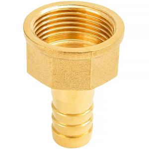 Raccord Pagoda à filetage interne tout en cuivre, 4-6 points, tête verte, adaptateur en cuivre, raccords droits, épaissi pour usage naturel - Product Image 1